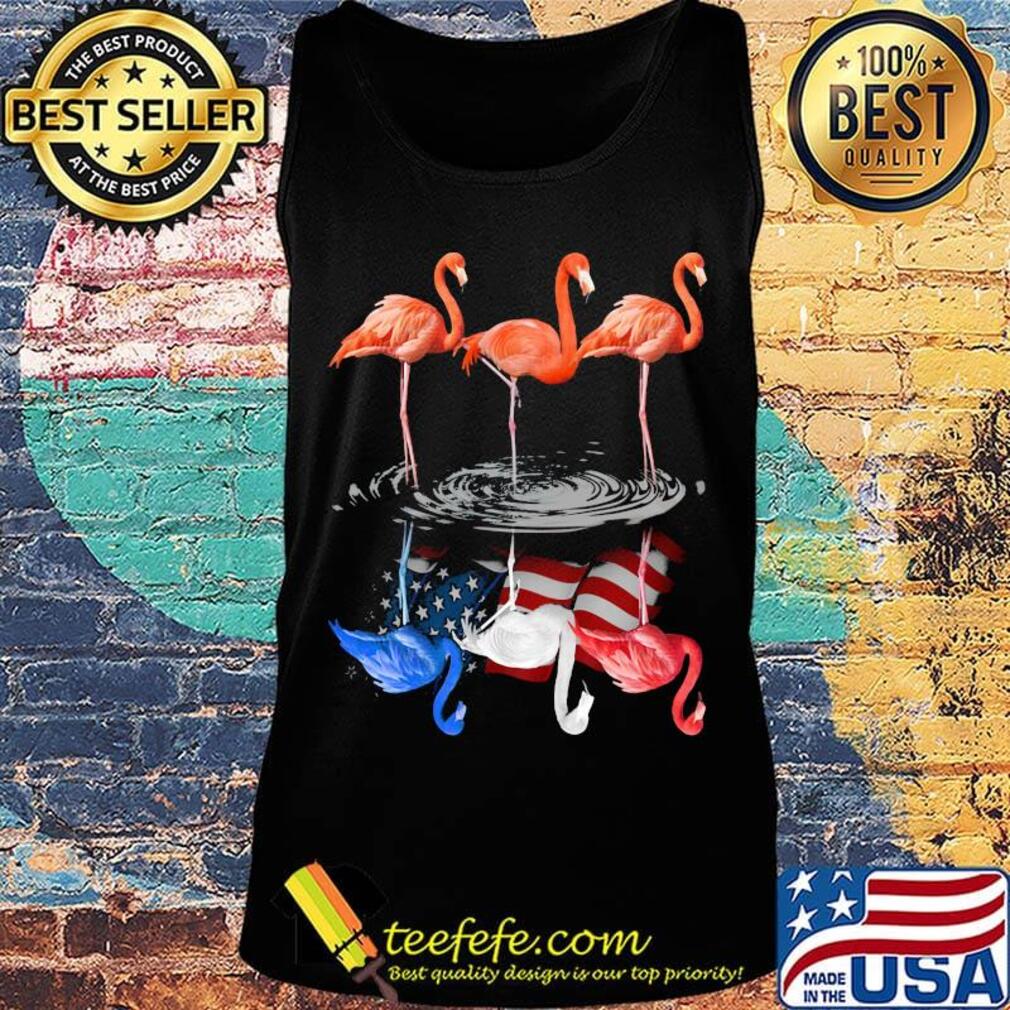 Flamingo With Special Shadow Independence Day Shirt Tank top Flamingo With Special Shadow Independence Day Shirt Tank top