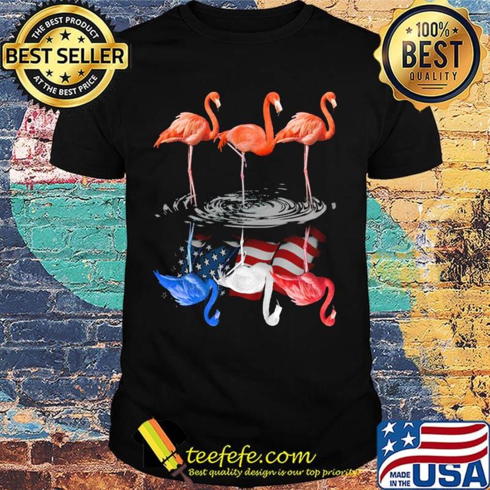 Flamingo With Special Shadow Independence Day Shirt Flamingo With Special Shadow Independence Day Shirt