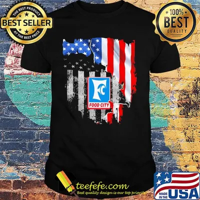 Food city american flag independence day shirt