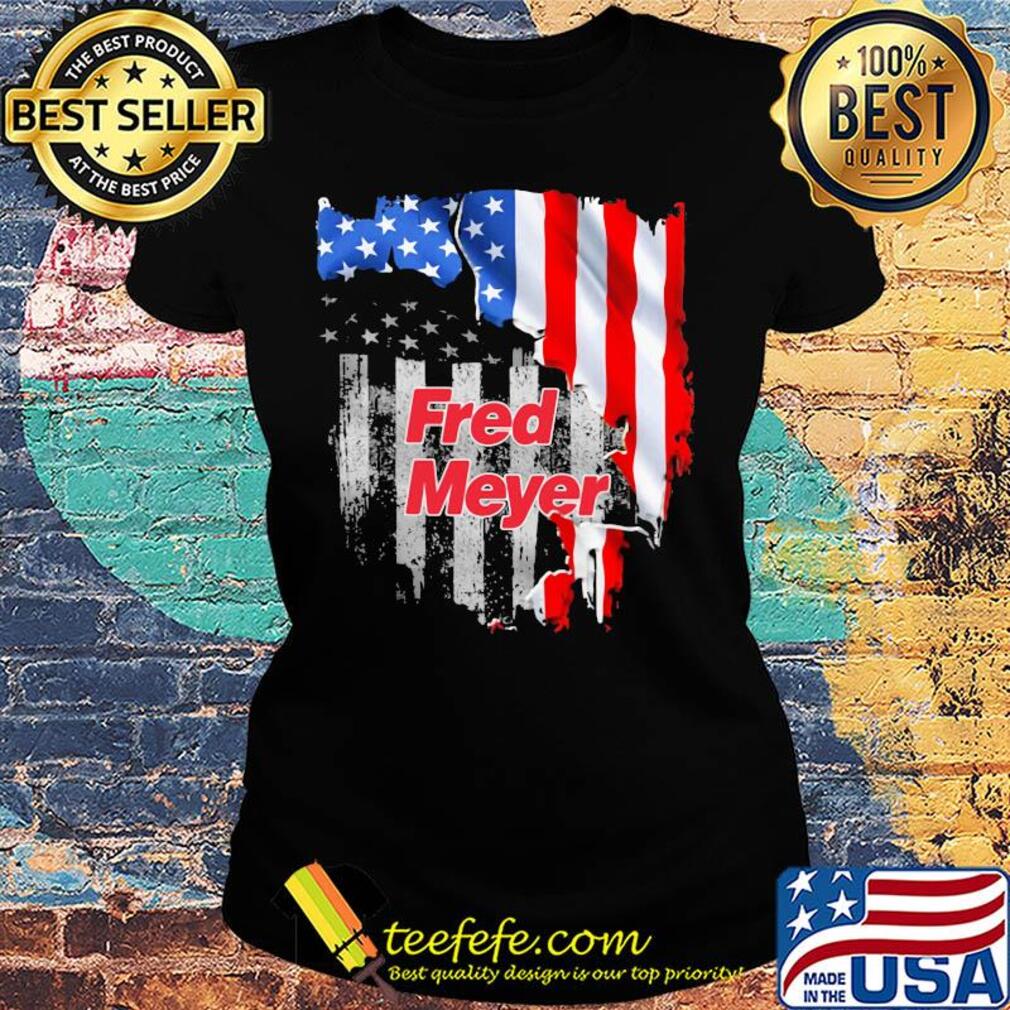 Fred meyer american flag independence day s Ladies tee Fred meyer american flag independence day s Ladies tee