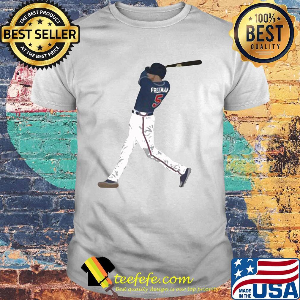 Freddie freeman 5 atlanta braves baseball team player shirt