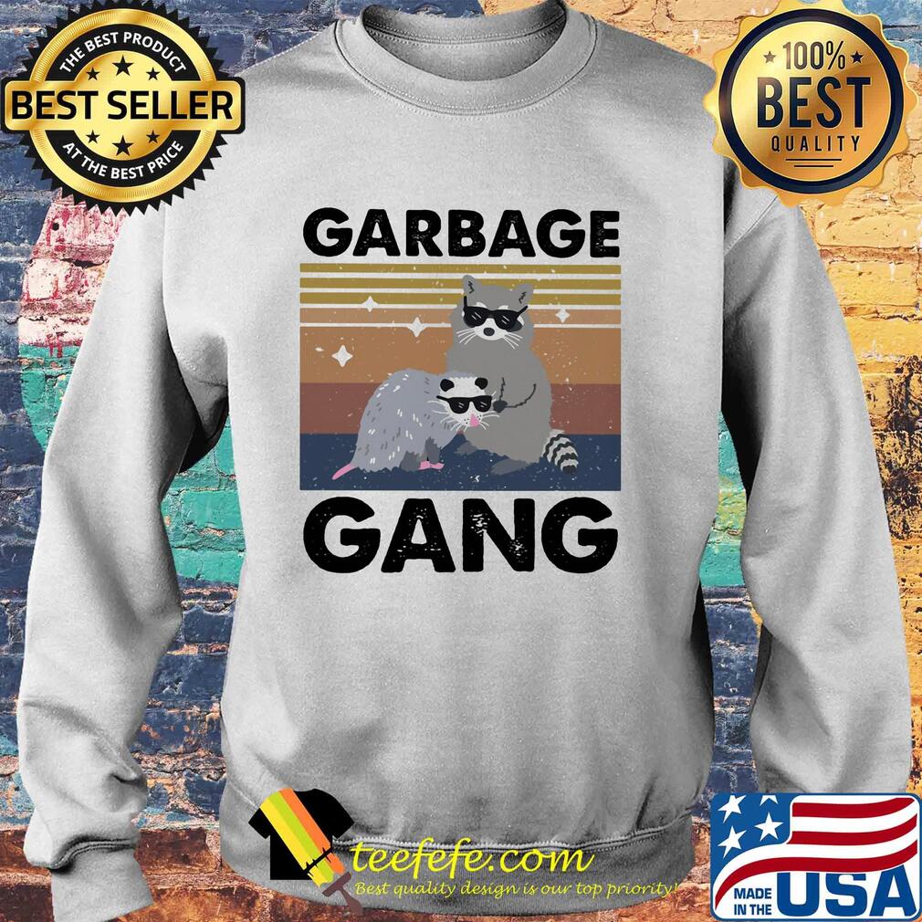 Garbage gang raccoon vintage retro s Sweater Garbage gang raccoon vintage retro s Sweater