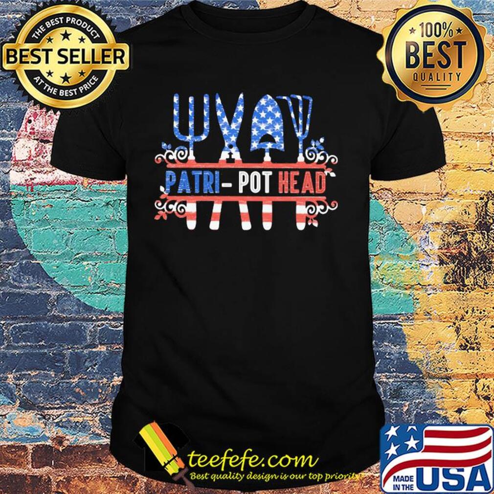 Garden patri-pot head american flag independence day shirt Garden patri-pot head american flag independence day shirt
