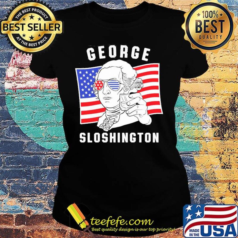 George sloshington American flag 4th of july s Ladies tee George sloshington American flag 4th of july s Ladies tee