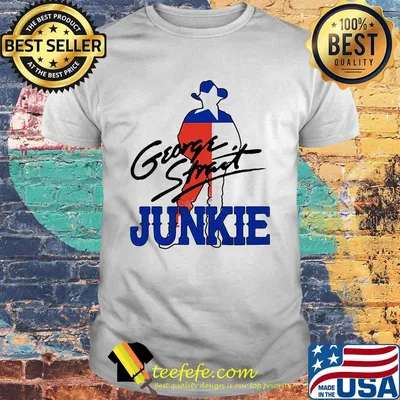 George strait junkie flag signature shirt