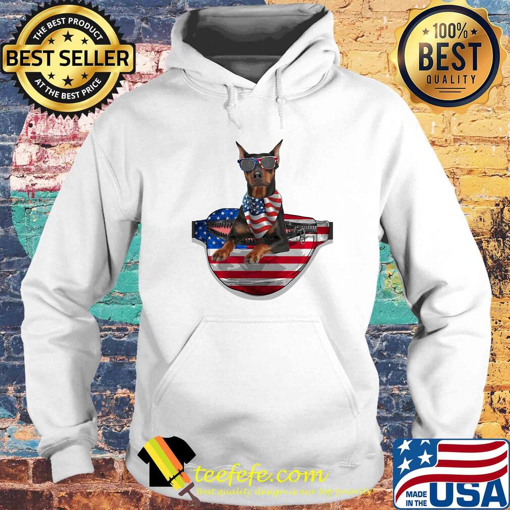 German pinscher waist pack flag american flag independence day s Hoodie German pinscher waist pack flag american flag independence day s Hoodie