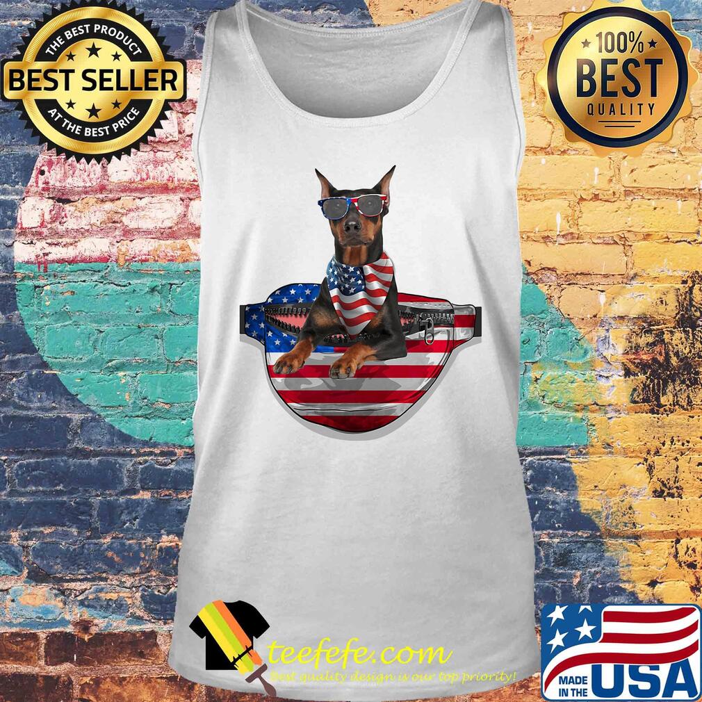 German pinscher waist pack flag american flag independence day s Tank top German pinscher waist pack flag american flag independence day s Tank top