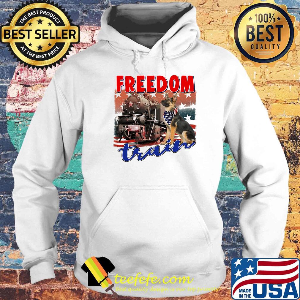 German shepherd freedom train american flag independence day s Hoodie German shepherd freedom train american flag independence day s Hoodie