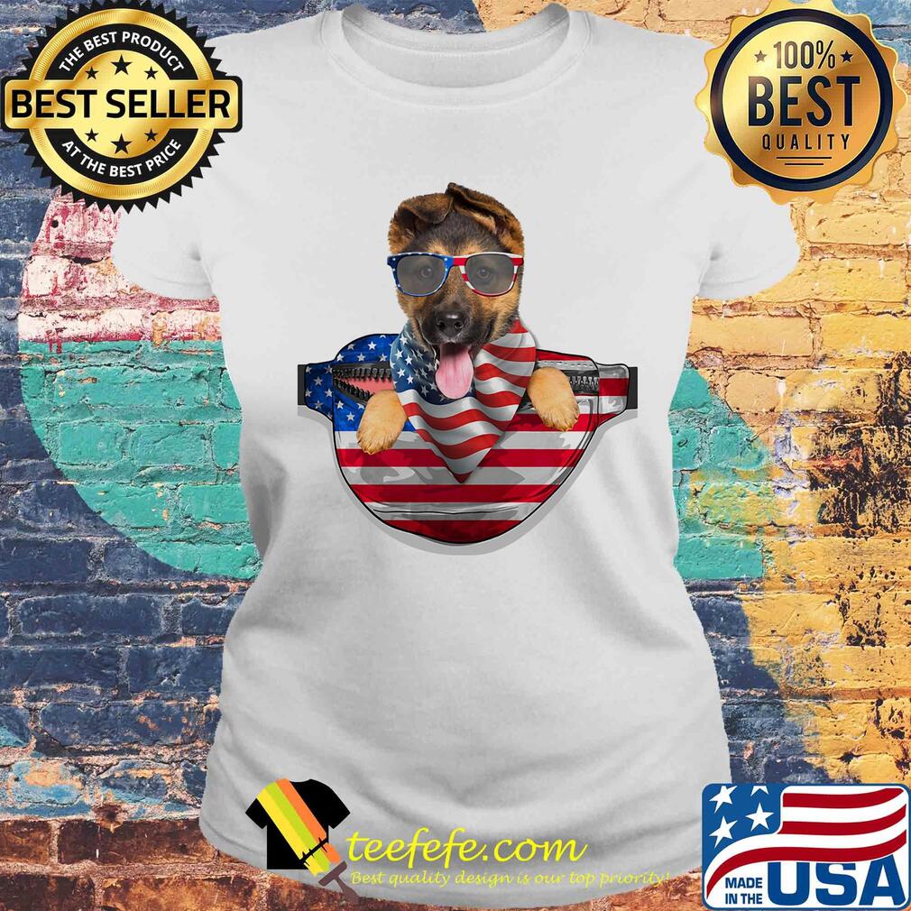 German shepherd waist pack american flag independence day s Laides tee German shepherd waist pack american flag independence day s Laides tee