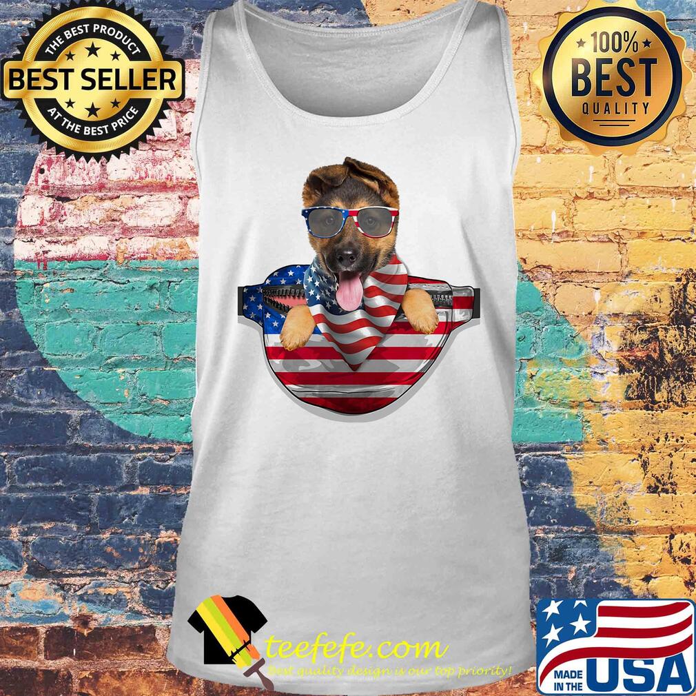 German shepherd waist pack american flag independence day s Tank top German shepherd waist pack american flag independence day s Tank top
