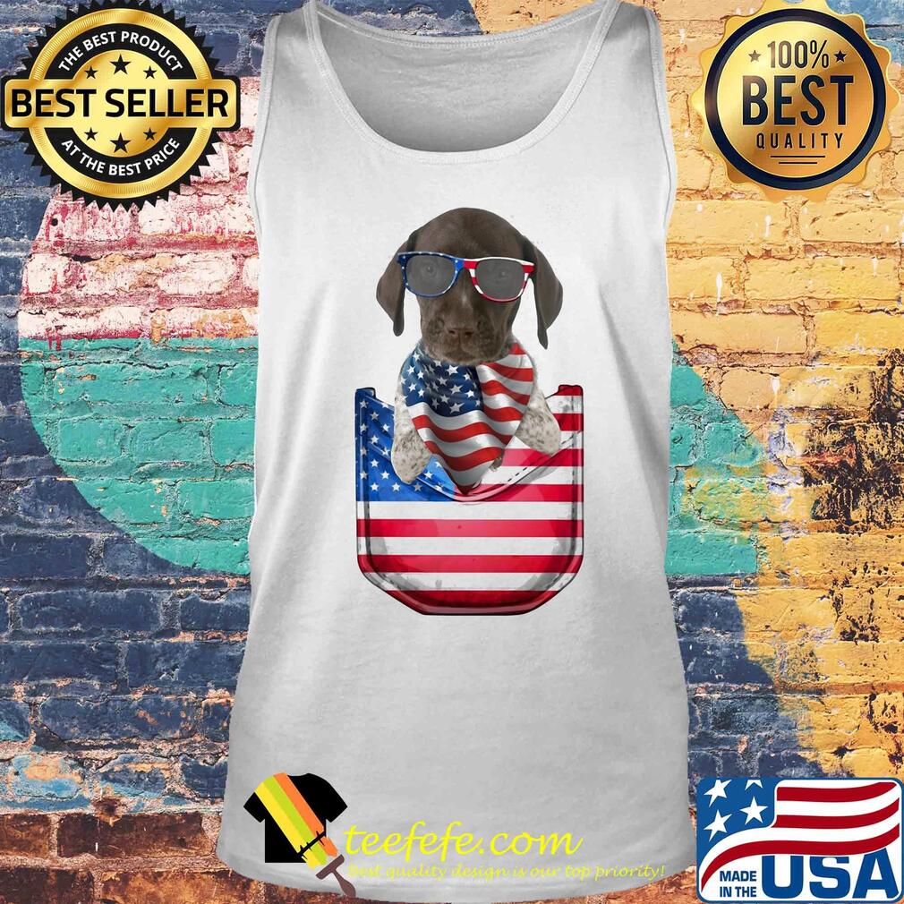 German shorthaired pointer pocket american flag independence day s Tank top German shorthaired pointer pocket american flag independence day s Tank top