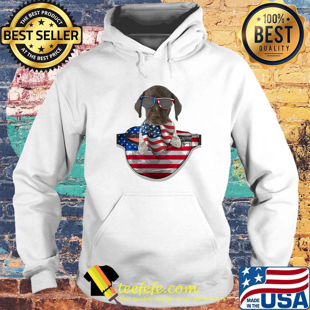 German shorthaired pointer waist pack flag american flag independence day s Hoodie German shorthaired pointer waist pack flag american flag independence day s Hoodie