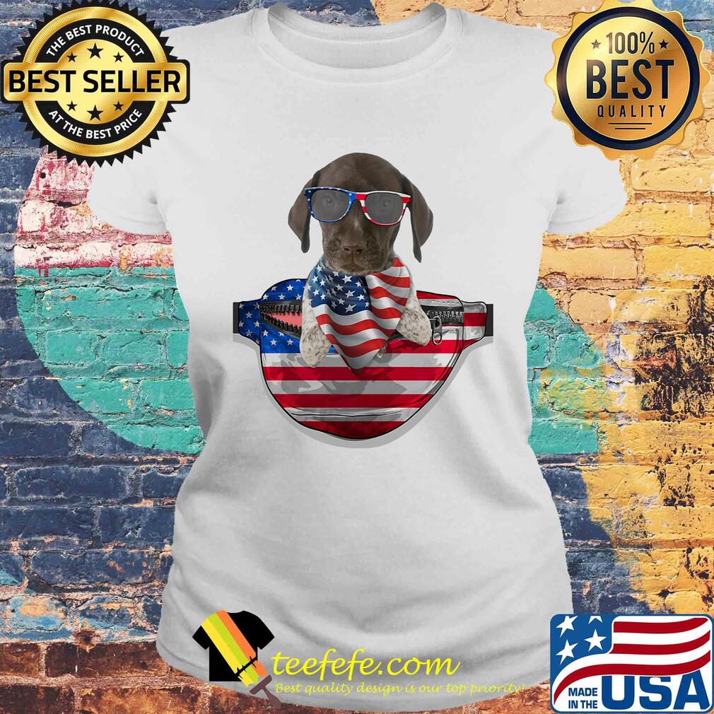 German shorthaired pointer waist pack flag american flag independence day s Laides tee German shorthaired pointer waist pack flag american flag independence day s Laides tee