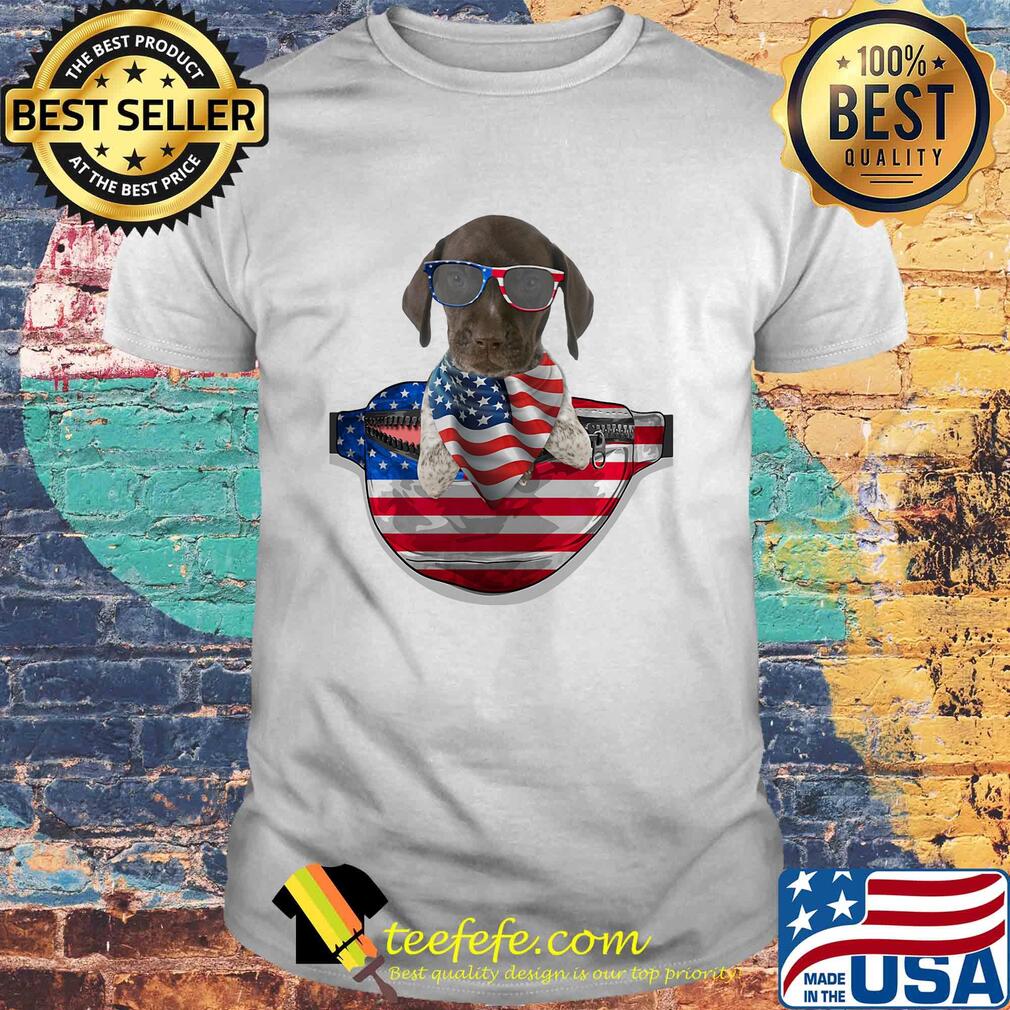 German shorthaired pointer waist pack flag american flag independence day shirt German shorthaired pointer waist pack flag american flag independence day shirt