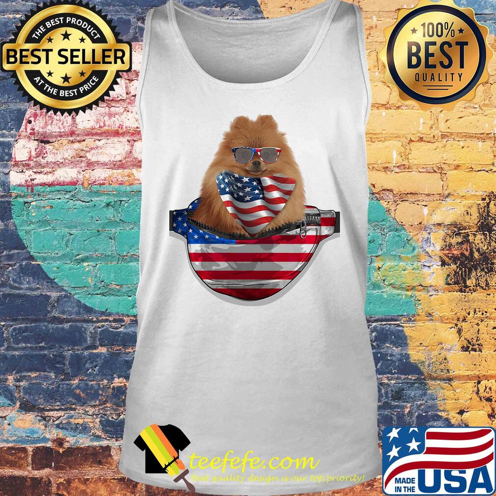 German spitz waist pack american flag independence day s Tank top German spitz waist pack american flag independence day s Tank top