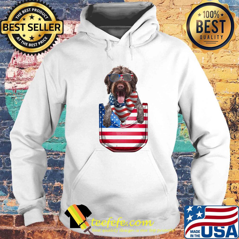 German wirehaired pointer pocket american flag independence day s Hoodie German wirehaired pointer pocket american flag independence day s Hoodie
