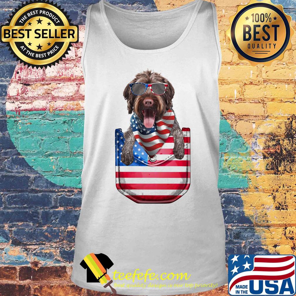 German wirehaired pointer pocket american flag independence day s Tank top German wirehaired pointer pocket american flag independence day s Tank top