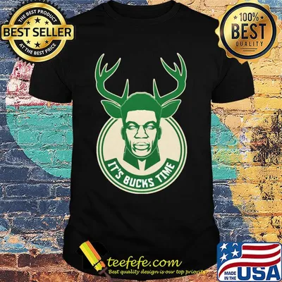 Giannis antetokounmpo it's buck's time shirt