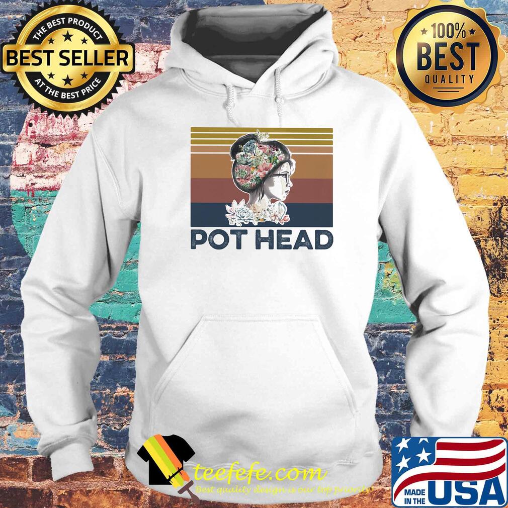 Girl cactus garden pot head vintage retro s Hoodie Girl cactus garden pot head vintage retro s Hoodie