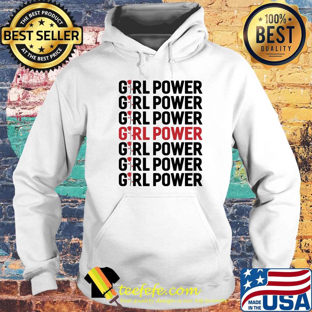 Girl Power Red Black Shirt Hoodie Girl Power Red Black Shirt Hoodie