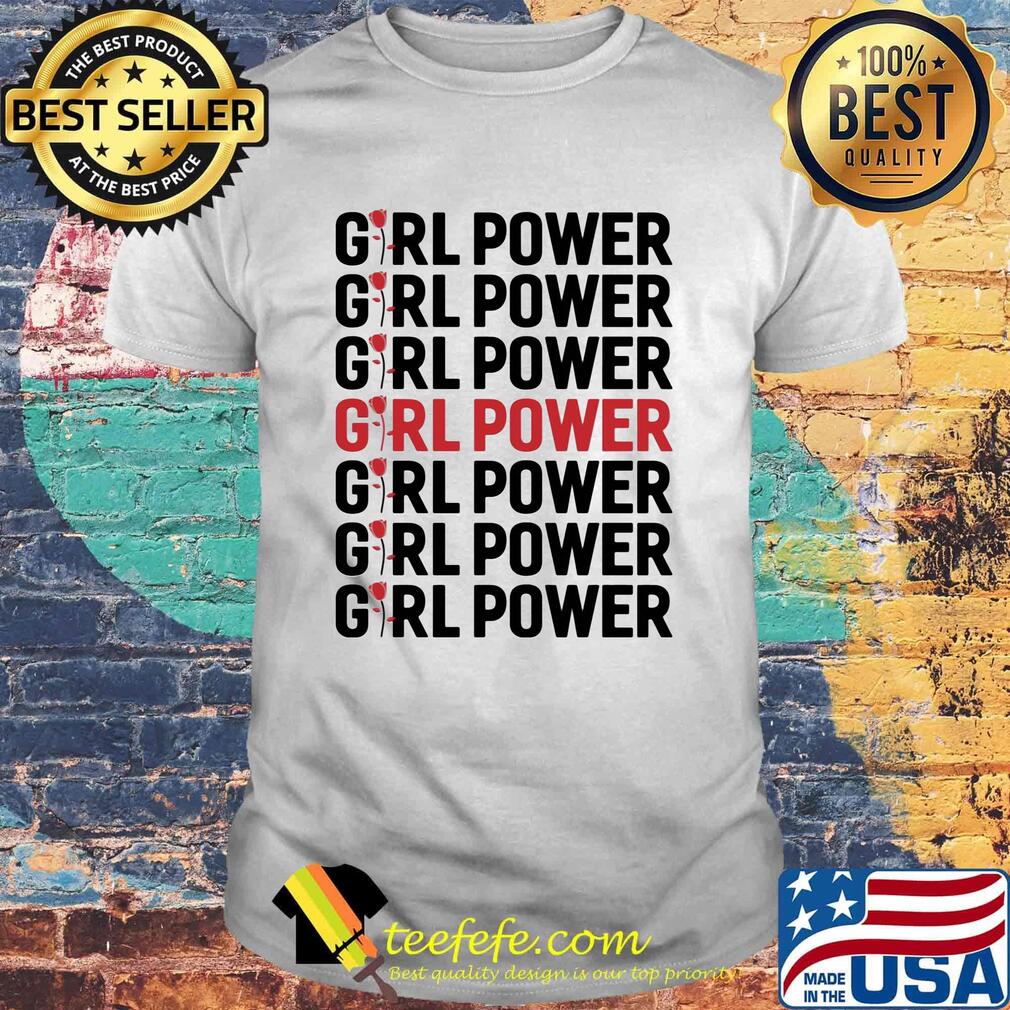 Girl Power Red Black Shirt Girl Power Red Black Shirt