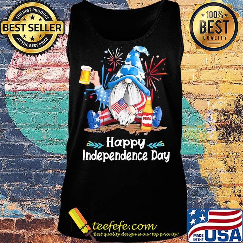 Gnomes drinking beer firework happy independence day s Tank top Gnomes drinking beer firework happy independence day s Tank top