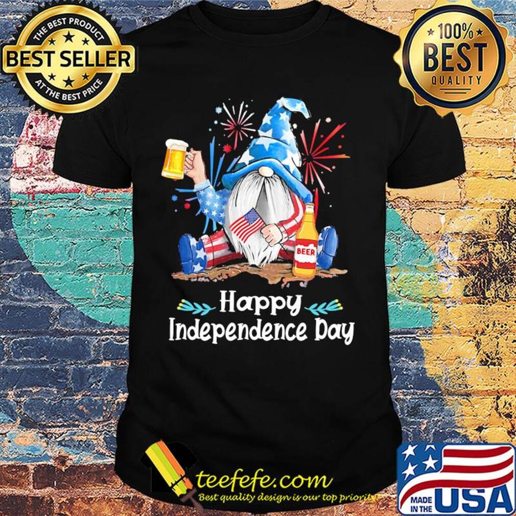 Gnomes drinking beer firework happy independence day shirt Gnomes drinking beer firework happy independence day shirt