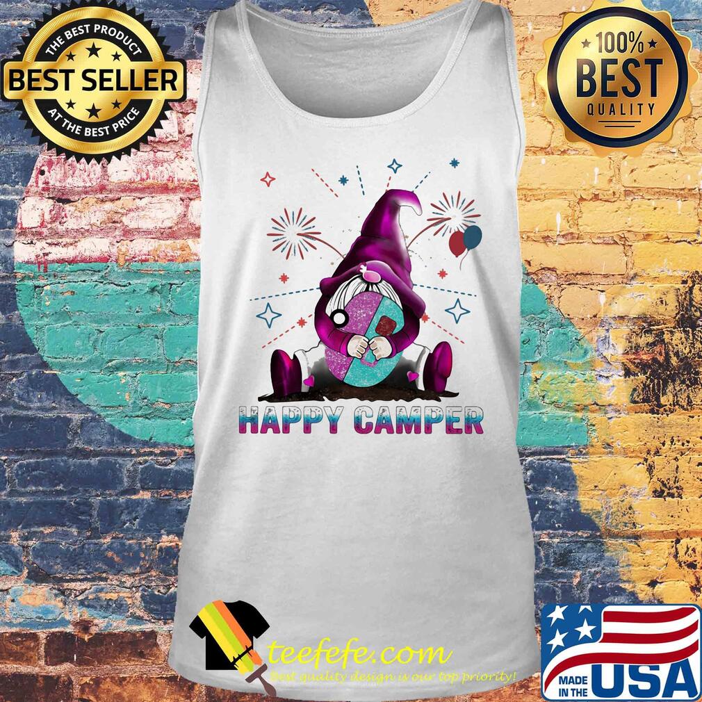 Gnomes happy camper firework s Tank top Gnomes happy camper firework s Tank top