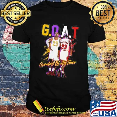Goat greatest of all time michael jordan and kobe bryant shirt