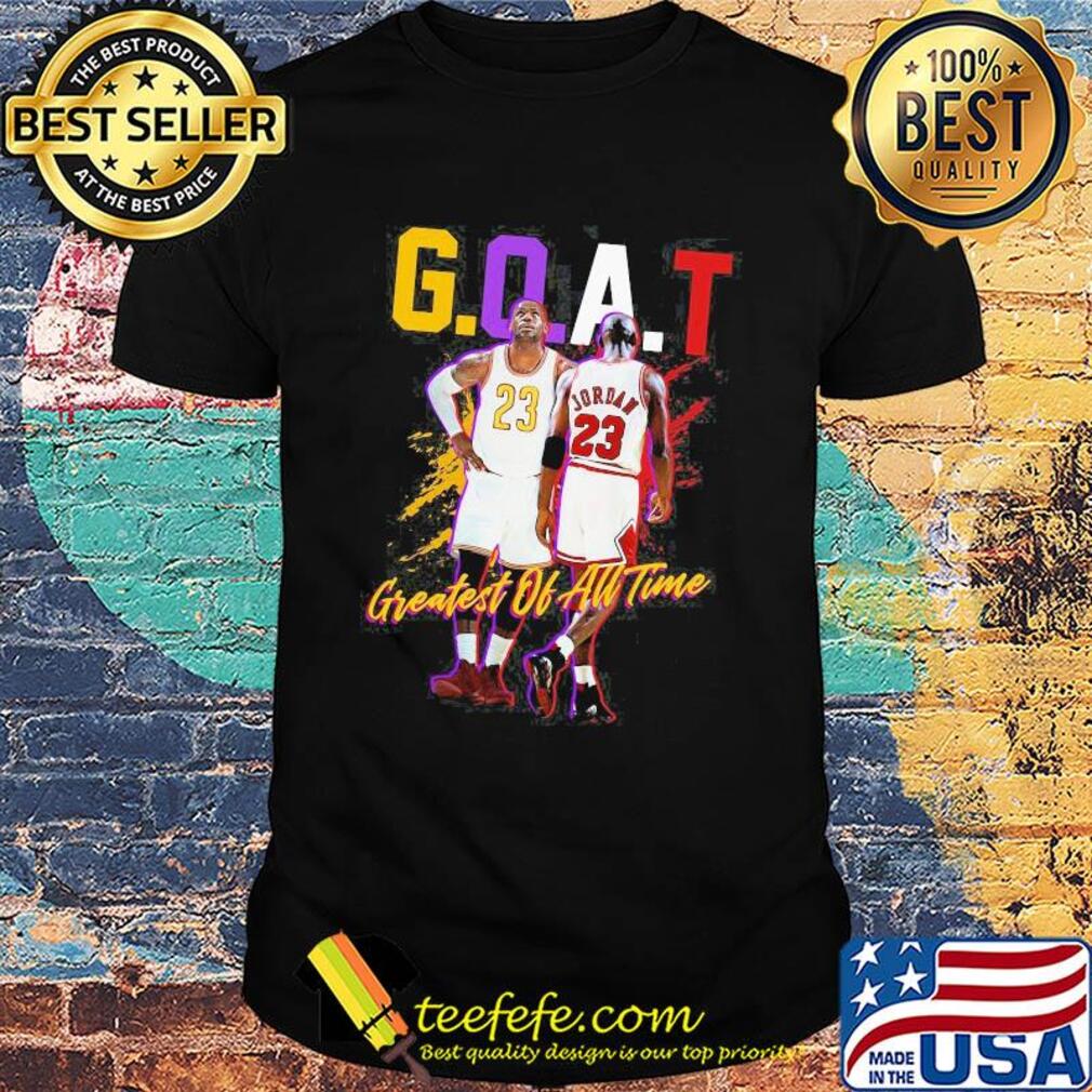 Goat greatest of all time michael jordan and kobe bryant shirt