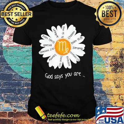 God says you are unique chosen strong lovely special shirt