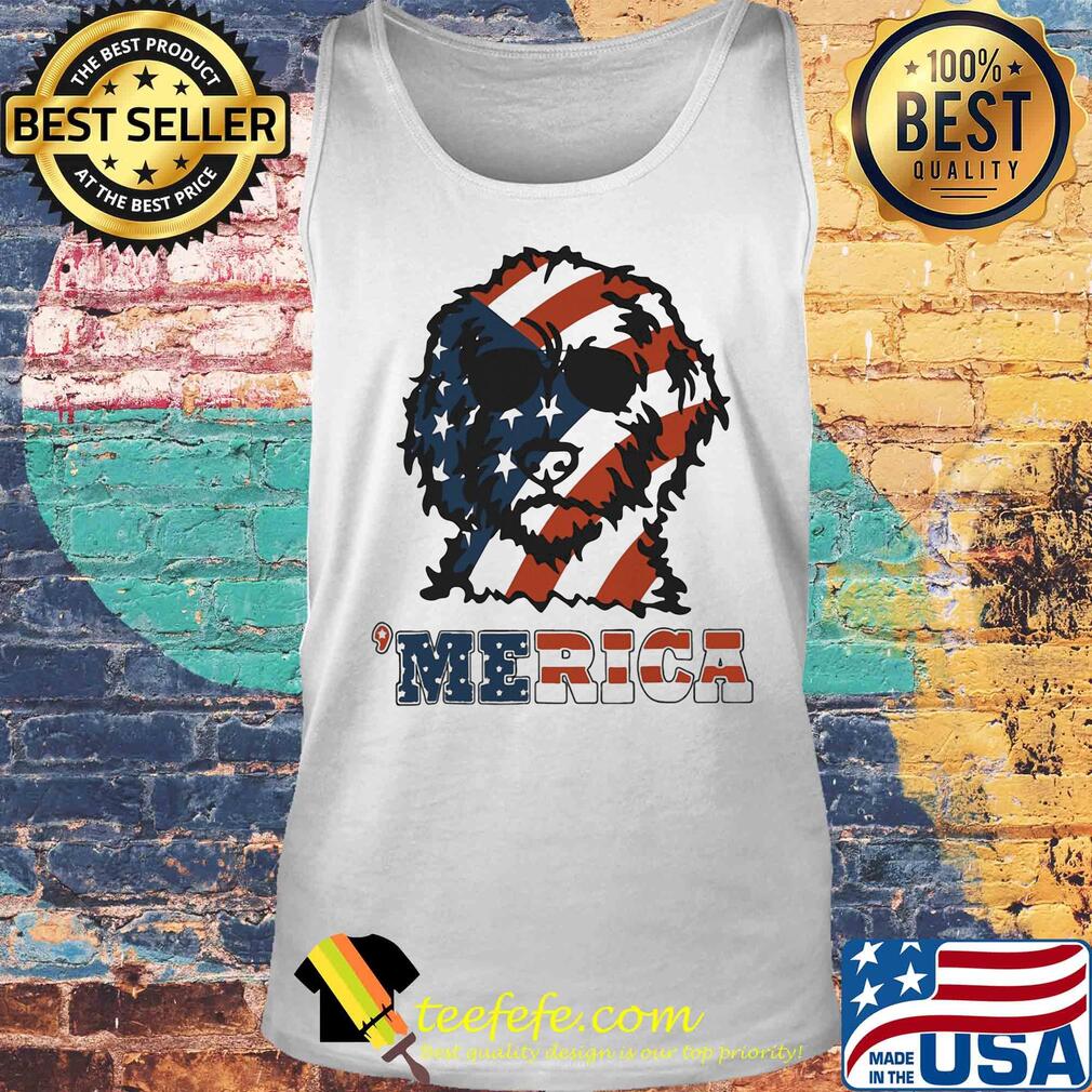 Golden doodle 4th of July American flag veteran Independence Day s Tank top Golden doodle 4th of July American flag veteran Independence Day s Tank top