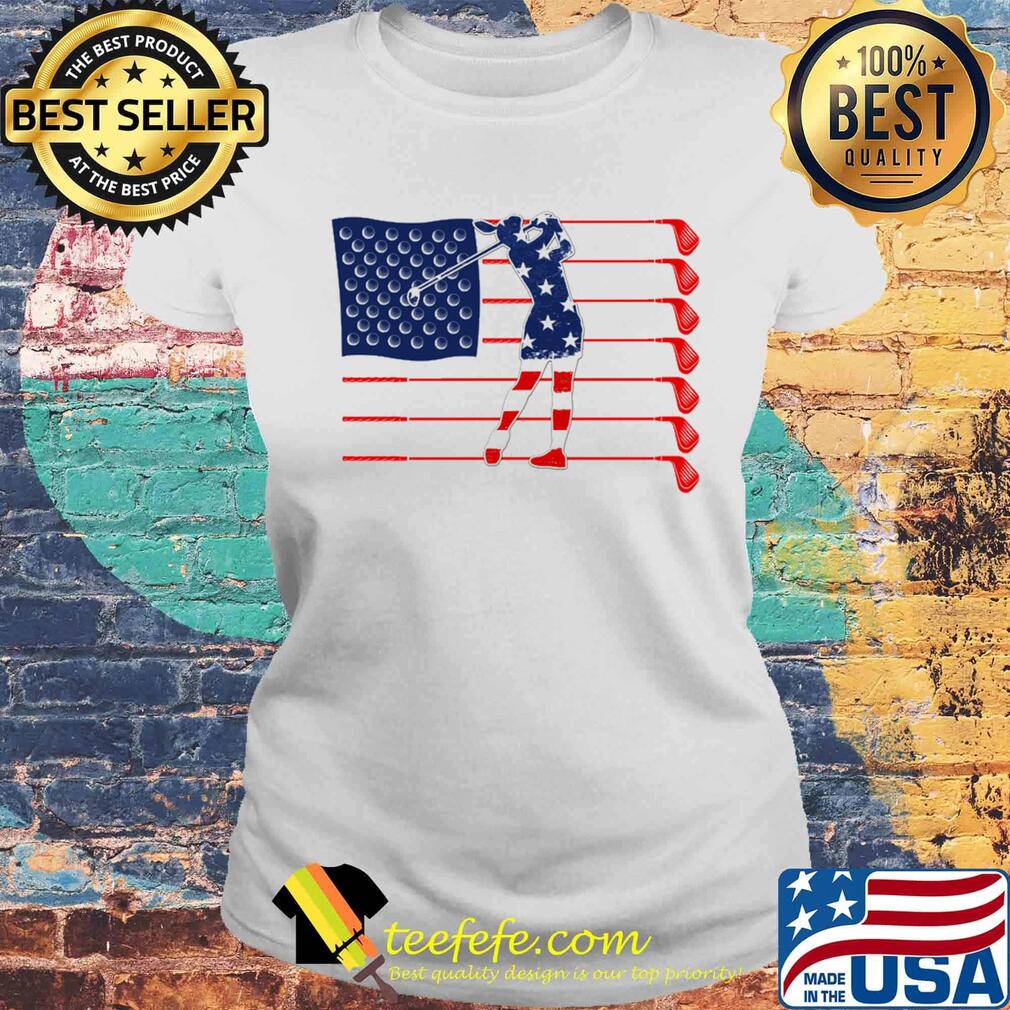 Golf american flag independence day s Laides tee Golf american flag independence day s Laides tee