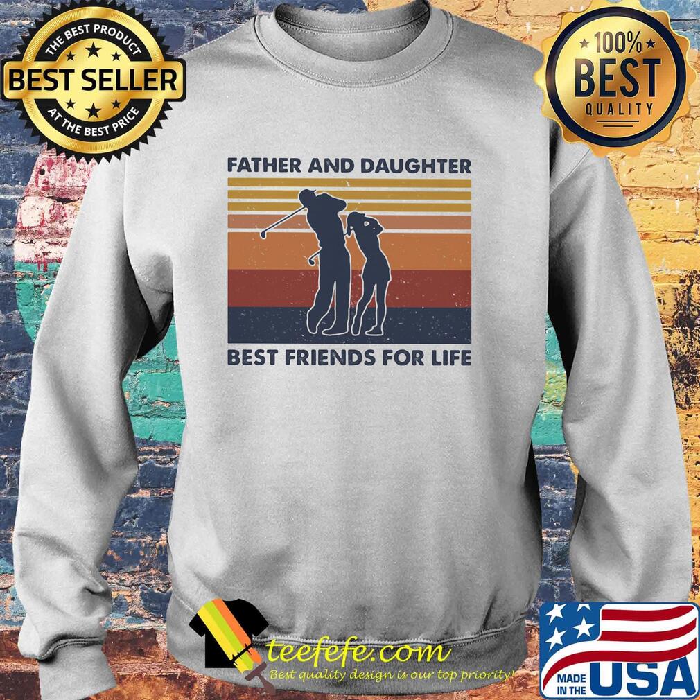 Golf father and daughter best friends for life vintage retro s Sweater Golf father and daughter best friends for life vintage retro s Sweater
