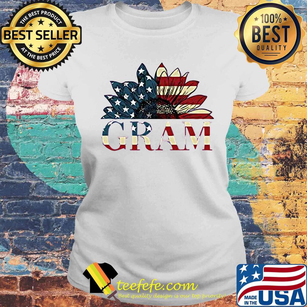 Gram american flag sunflower independence day s Laides tee Gram american flag sunflower independence day s Laides tee