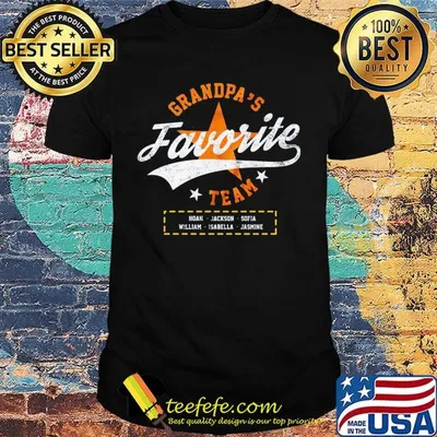 Grandpa's favorite houston astros team stars shirt