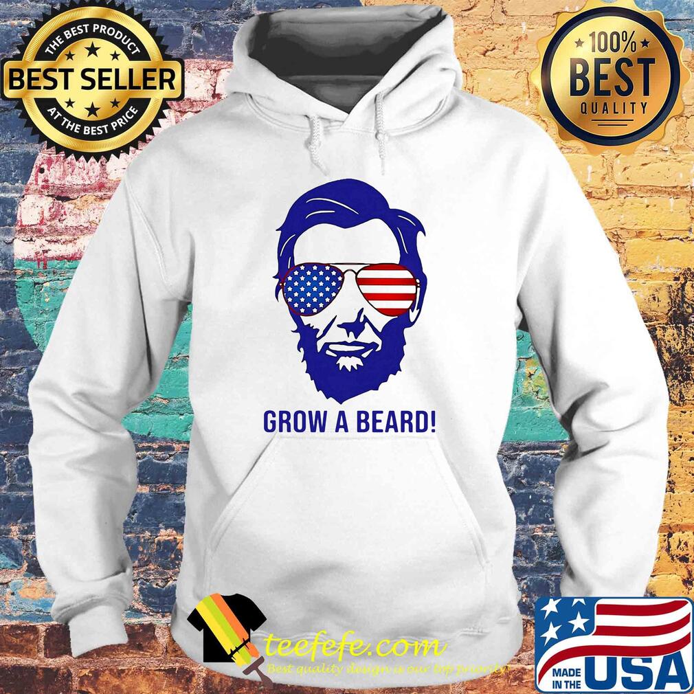 Grow a beard American flag veteran Independence Day s Hoodie Grow a beard American flag veteran Independence Day s Hoodie