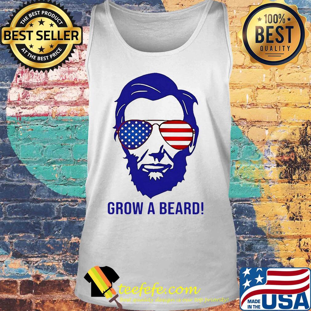 Grow a beard American flag veteran Independence Day s Tank top Grow a beard American flag veteran Independence Day s Tank top