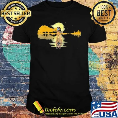 Guitar Lake Shadow Moon Shirt