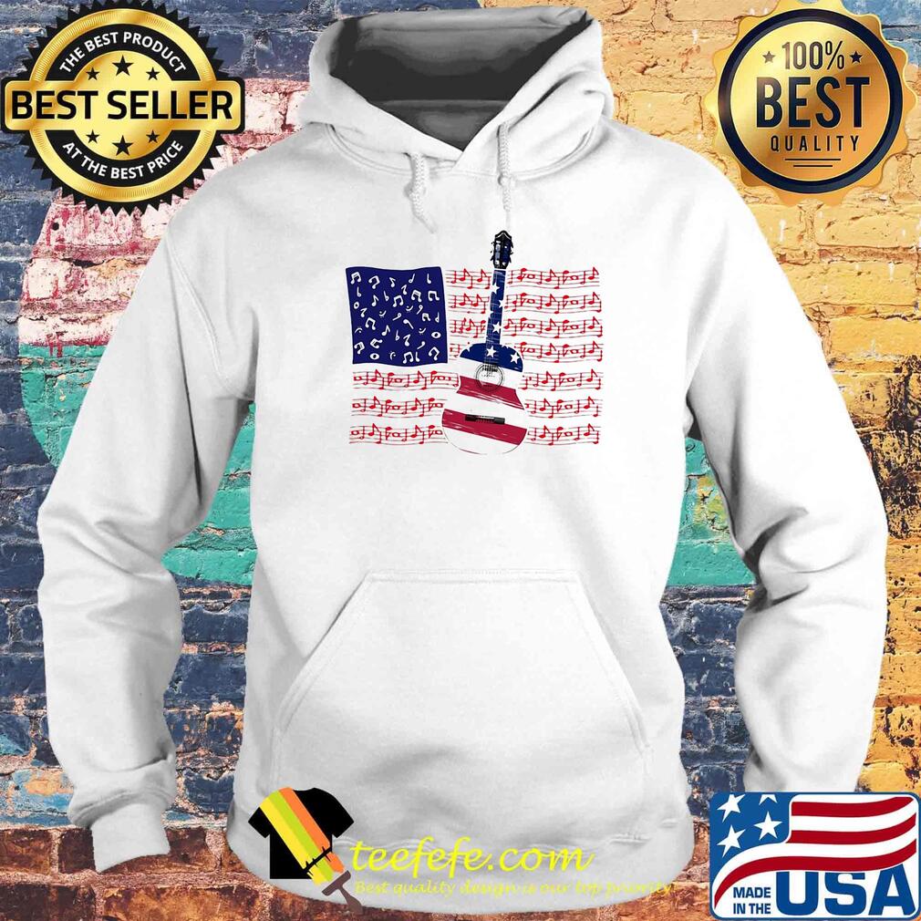 Guitar Music Note American Flag Independence Day Shirt Hoodie Guitar Music Note American Flag Independence Day Shirt Hoodie