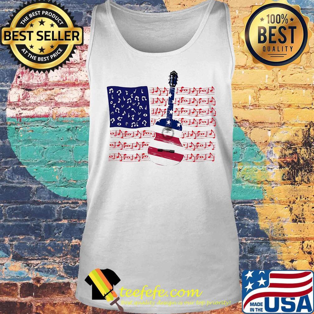 Guitar Music Note American Flag Independence Day Shirt Tank top Guitar Music Note American Flag Independence Day Shirt Tank top