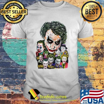 Halloween joker characters art shirt