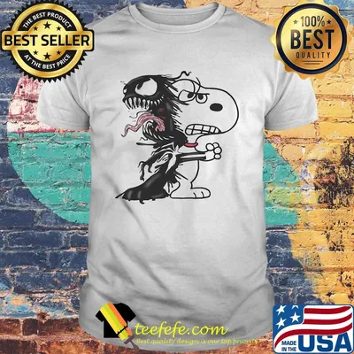 Halloween snoopy and venom shirt