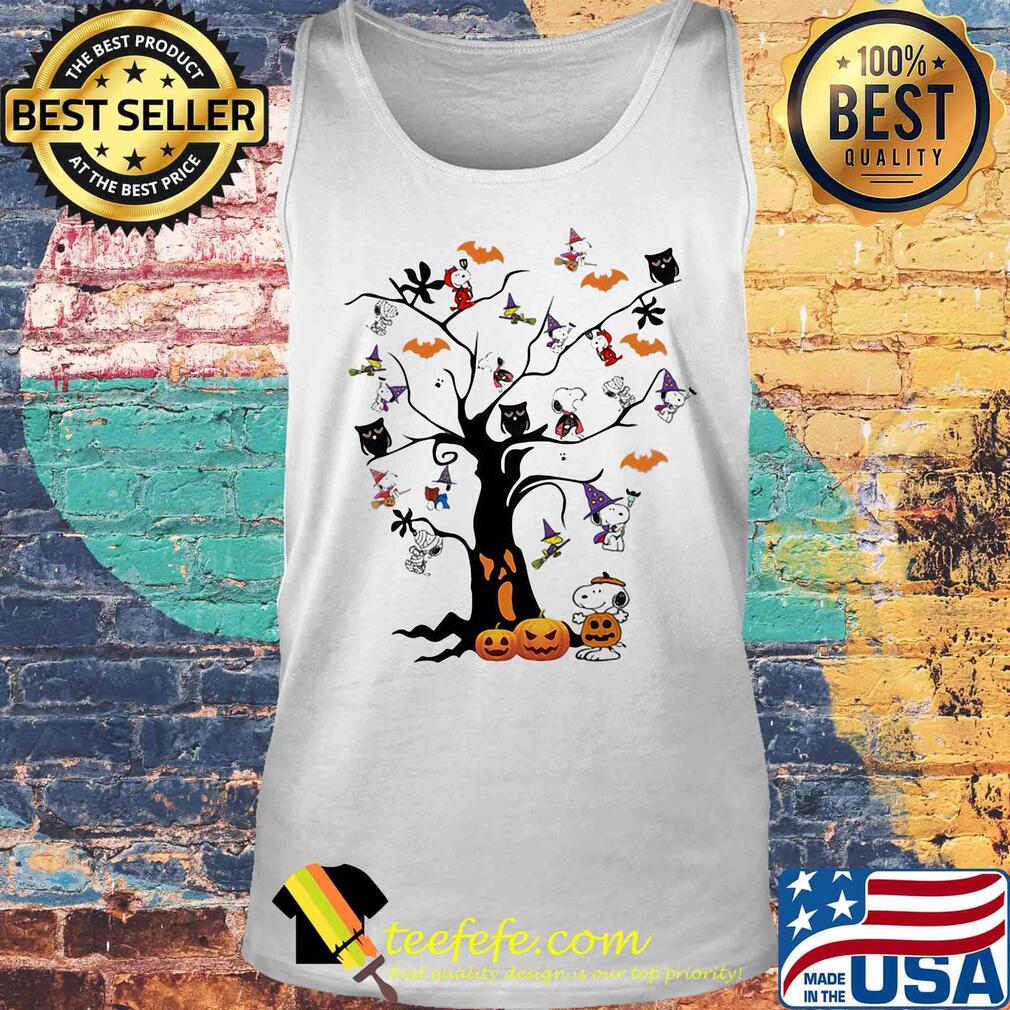 Halloween tree snoopy red pumpkin s Tank top Halloween tree snoopy red pumpkin s Tank top