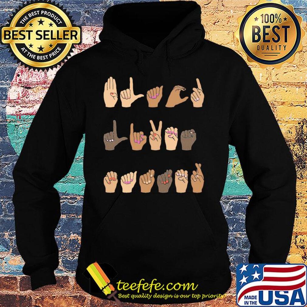 Hands of love language ladies s Hoodie Hands of love language ladies s Hoodie