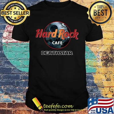 Hard rock cafe deathstar black shirt