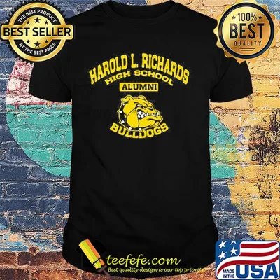 Harold l. Richards high school alumni bulldogs shirt