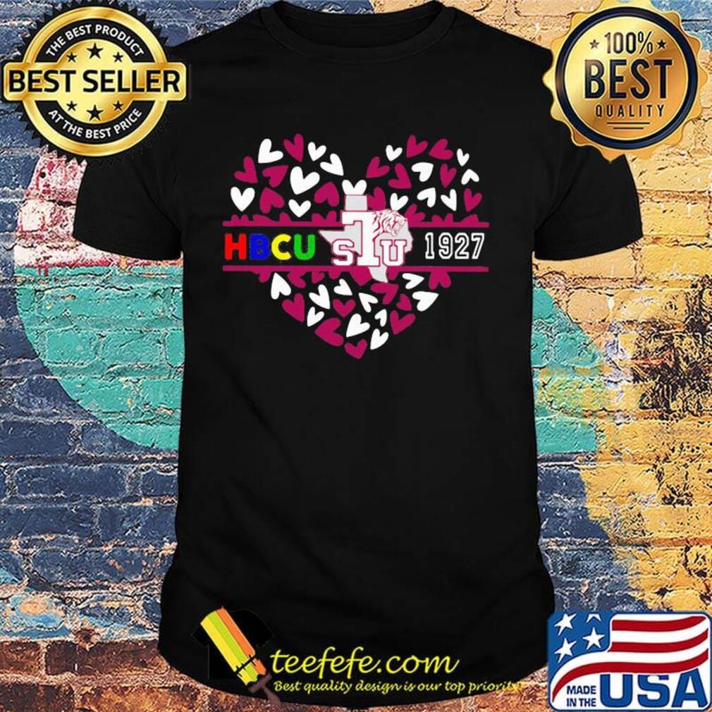 Hbcu tigers texas southern university 1927 hearts shirt Hbcu tigers texas southern university 1927 hearts shirt