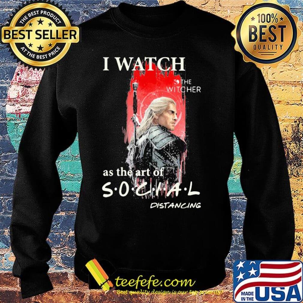 Henry cavill i watch the witcher as the art of social distancing s Sweater Henry cavill i watch the witcher as the art of social distancing s Sweater