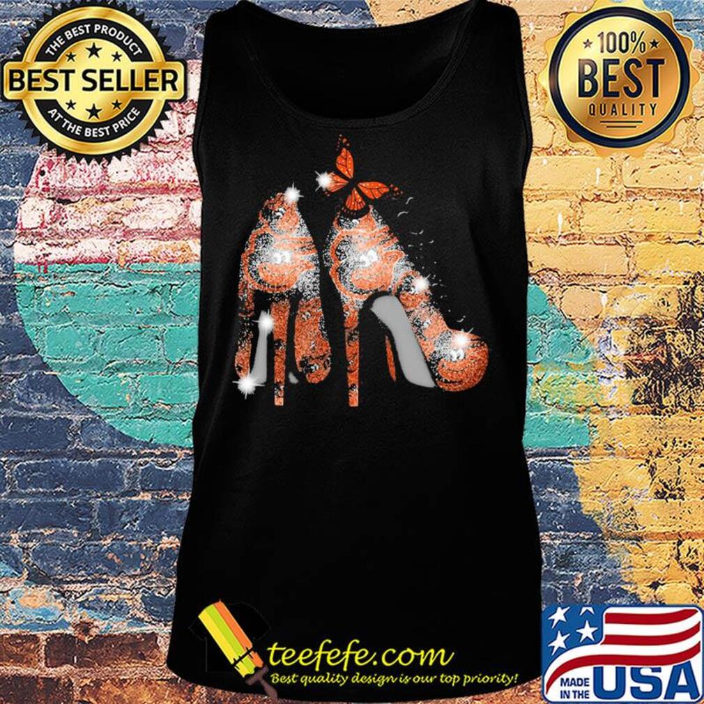 High heels butterfly baltimore orioles diamond s Tank top High heels butterfly baltimore orioles diamond s Tank top